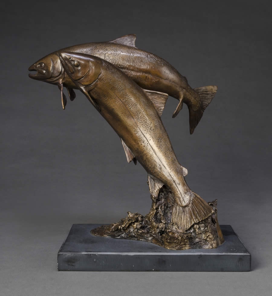 Salmon Leaping